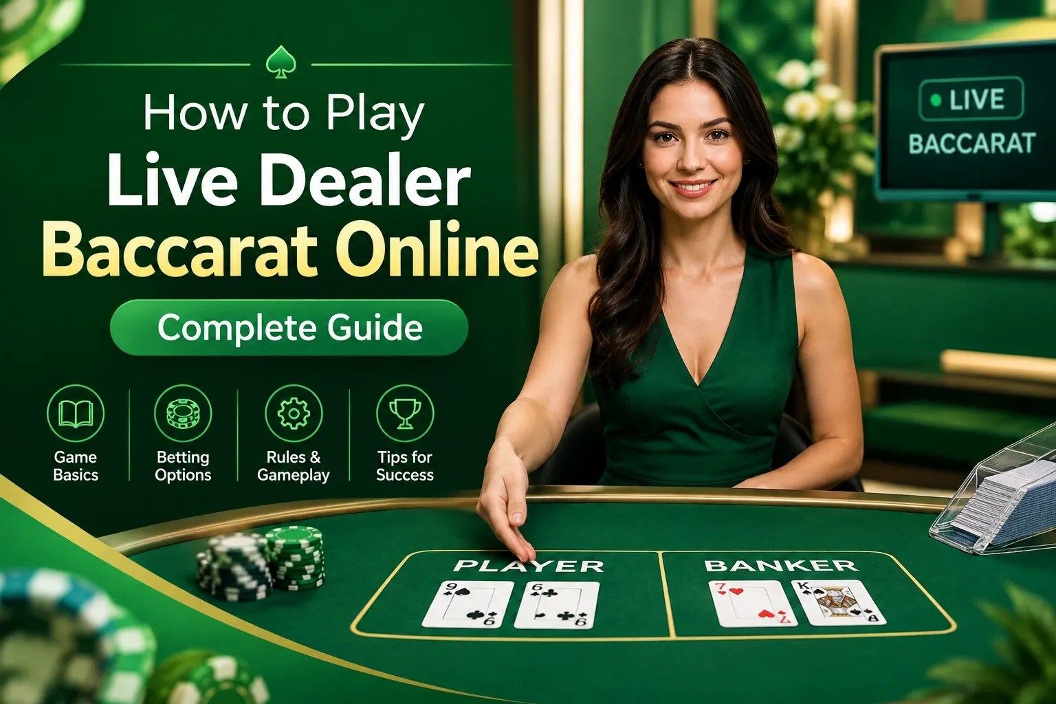 How to Play Live Dealer Baccarat Online: Complete Guide